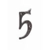 Antique Door Numerals 6&9 Black No. 6&9