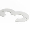 100mm Numerals SSS Finish 100mm Satin Stainless Steel No. 6&9