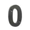 Valley Forge Door Numerals Black No. 0