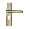 Diamond Knurled Backplate Handle 204mm – M481 Series