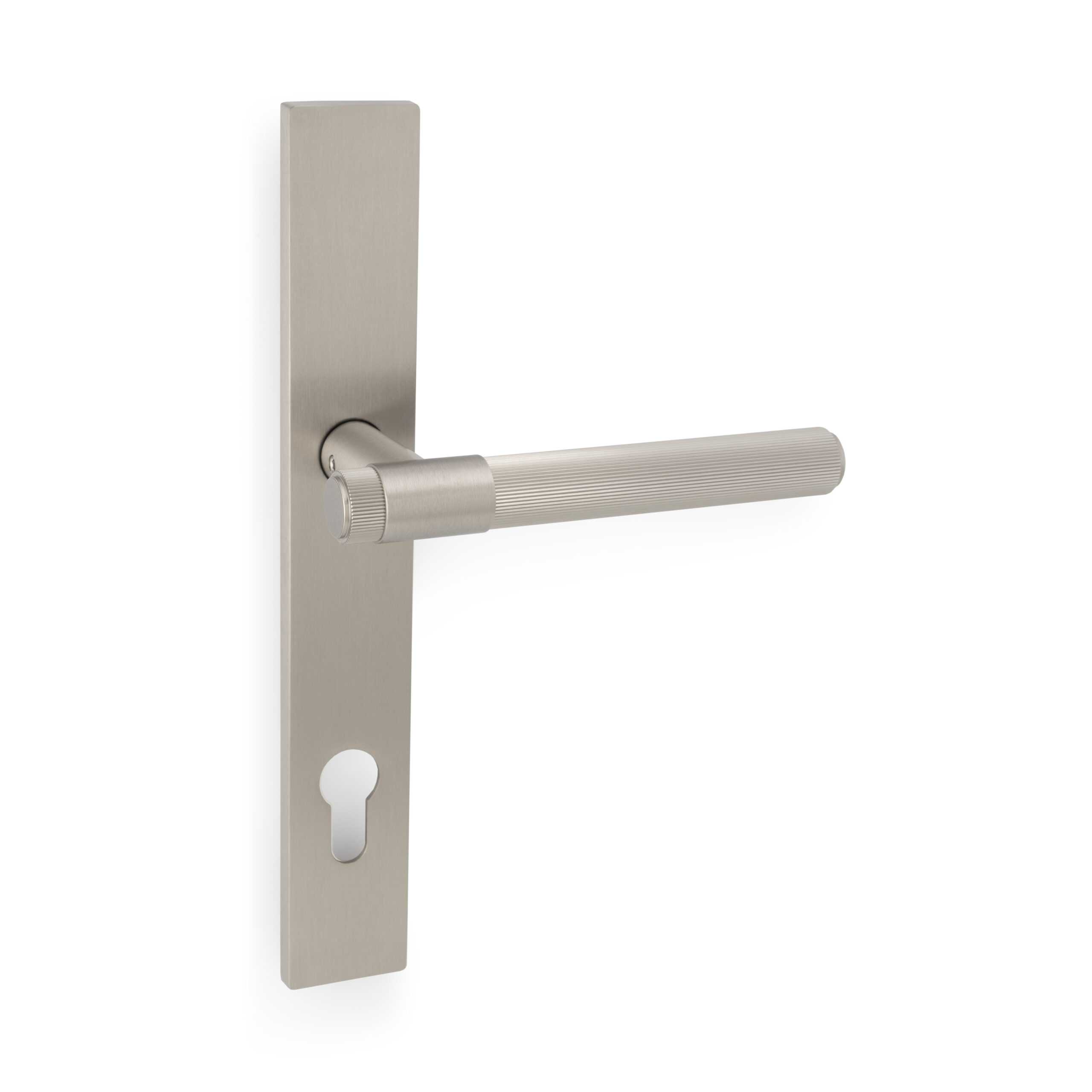 Kingston Reeded Lever on Multipoint Euro Profile Backplate - Image 6